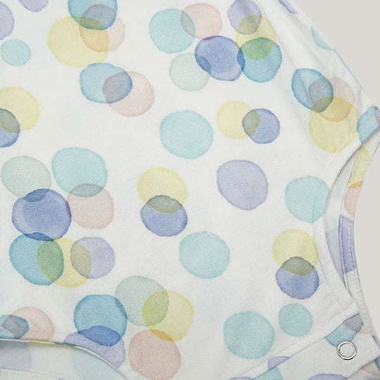 Cute Baby Girl Skin-Friendly Short-Sleeved Onesie, Shoulder Pleated Highly Elastic Infant Bodysuit-2315580218