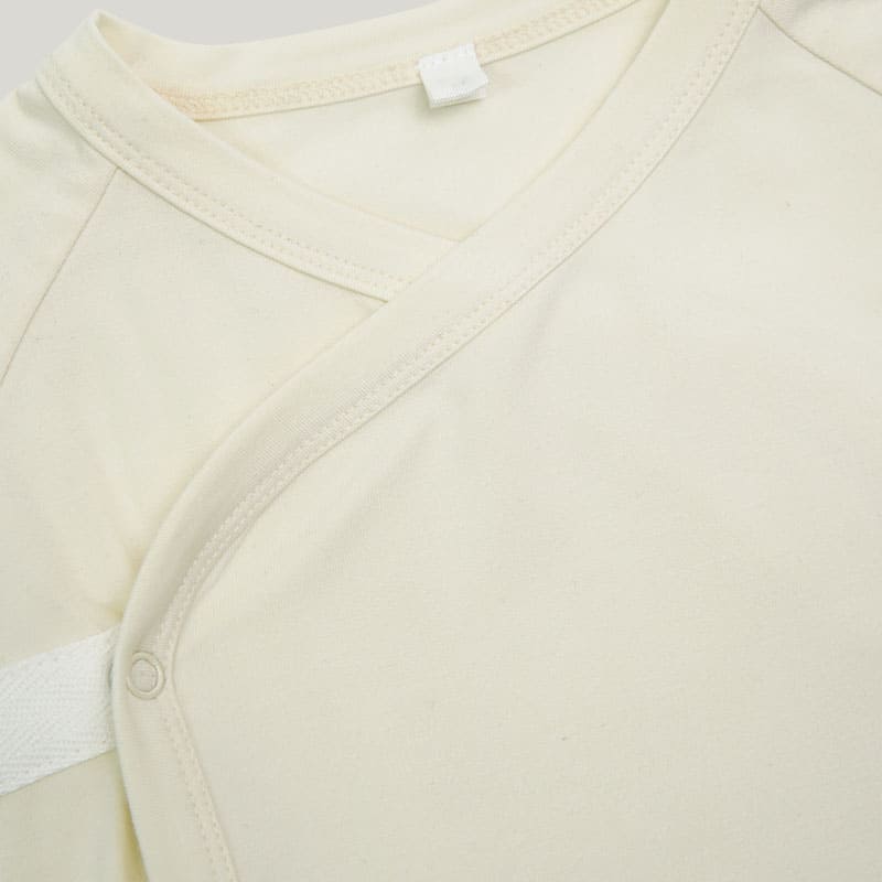 Soft Solid Color Baby Long-Sleeved Long-Pants Baby Sleepsuits With Side Snap-2315580200