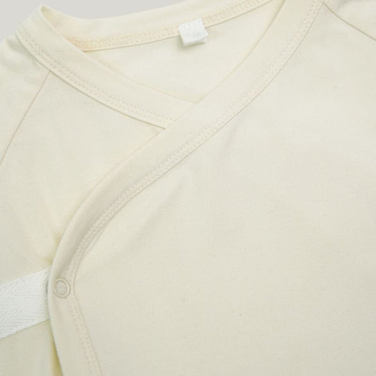 Soft Solid Color Baby Long-Sleeved Long-Pants Baby Sleepsuits With Side Snap-2315580200