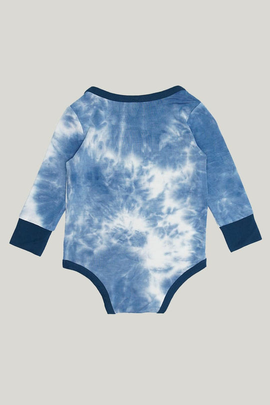 Bamboo Fiber Baby Long-Sleeved Onesie, Skin-Friendly And Comfortable Tie-Dyed Fabric Highly Elastic Romper-2315580201