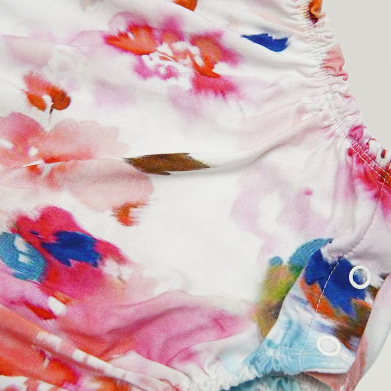 Cute Bamboo Fiber Sling Baby Onesie, Soft And Comfortable Highly Elastic Newborn Bodysuit-2315500300