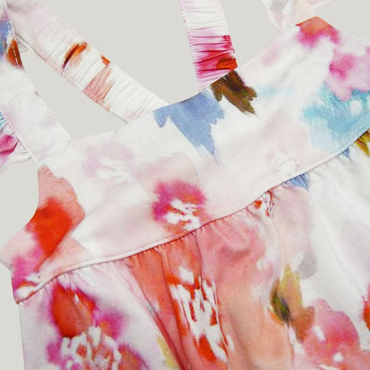 Cute Bamboo Fiber Sling Baby Onesie, Soft And Comfortable Highly Elastic Newborn Bodysuit-2315500300