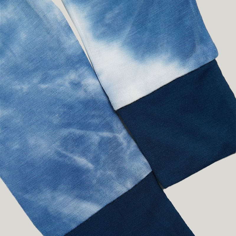 Bamboo Fiber Baby Long-Sleeved Onesie, Skin-Friendly And Comfortable Tie-Dyed Fabric Highly Elastic Romper-2315580201