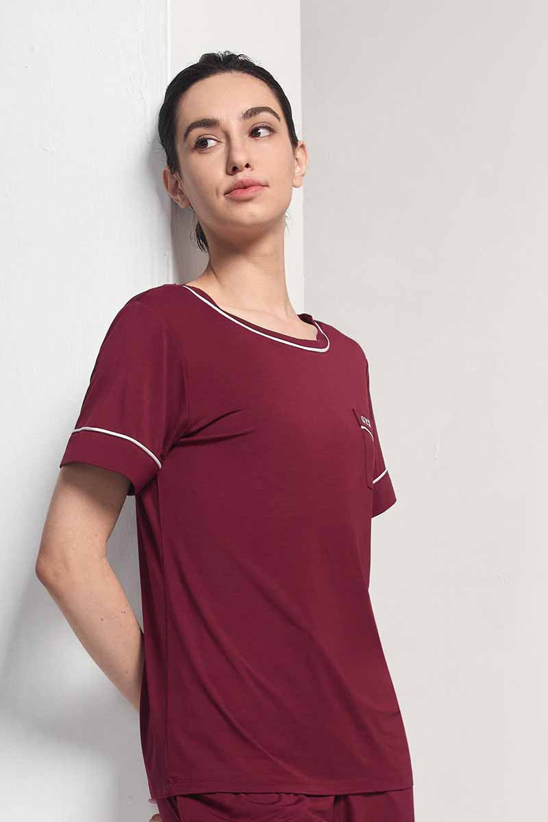 Bulk Women'S Piped Pajamas In Dubai, Wholesale Women'S Pajamas Factory