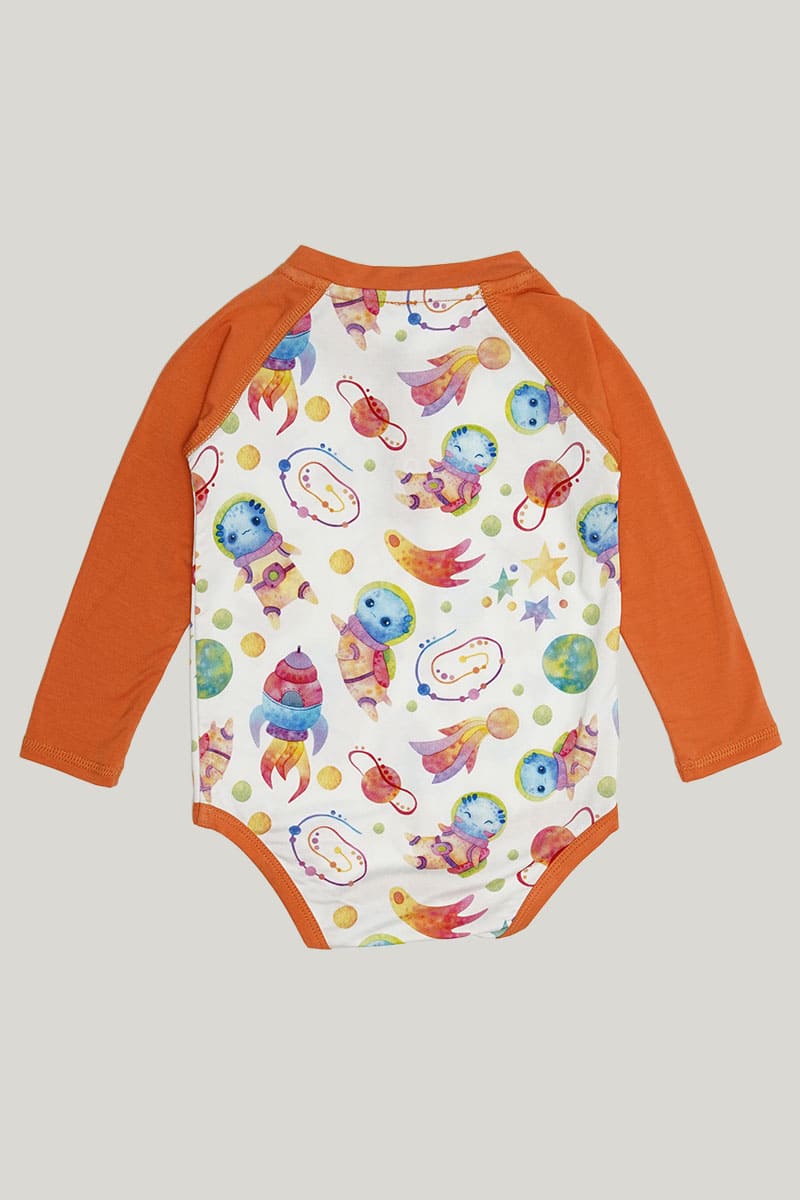 Skin-Friendly Soft Bamboo Viscose Baby Long-Sleeved Highly Elastic Infant Romper-2316340032