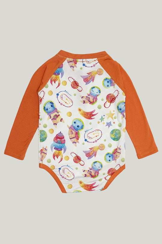 Skin-Friendly Soft Bamboo Viscose Baby Long-Sleeved Highly Elastic Infant Romper-2316340032