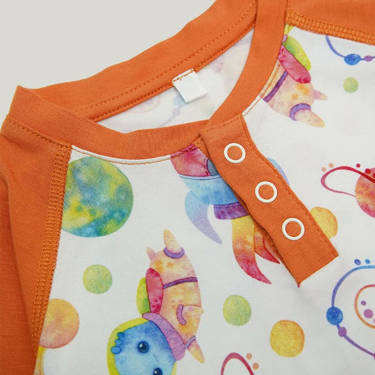 Skin-Friendly Soft Bamboo Viscose Baby Long-Sleeved Highly Elastic Infant Romper-2316340032