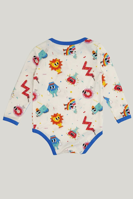 Skin-Friendly And Soft Bamboo Viscose Baby Long-Sleeved Infant Onesie-2316340035