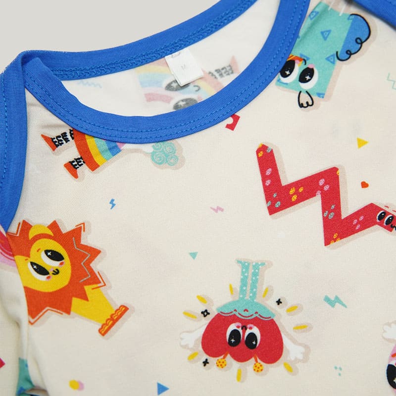 Skin-Friendly And Soft Bamboo Viscose Baby Long-Sleeved Infant Onesie-2316340035