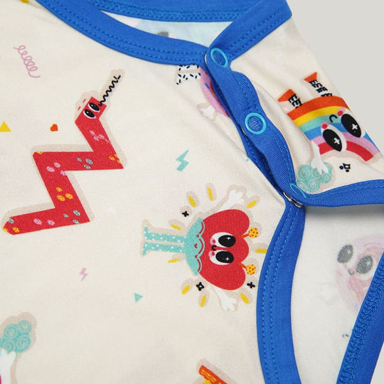 Skin-Friendly And Soft Bamboo Viscose Baby Long-Sleeved Infant Onesie-2316340035