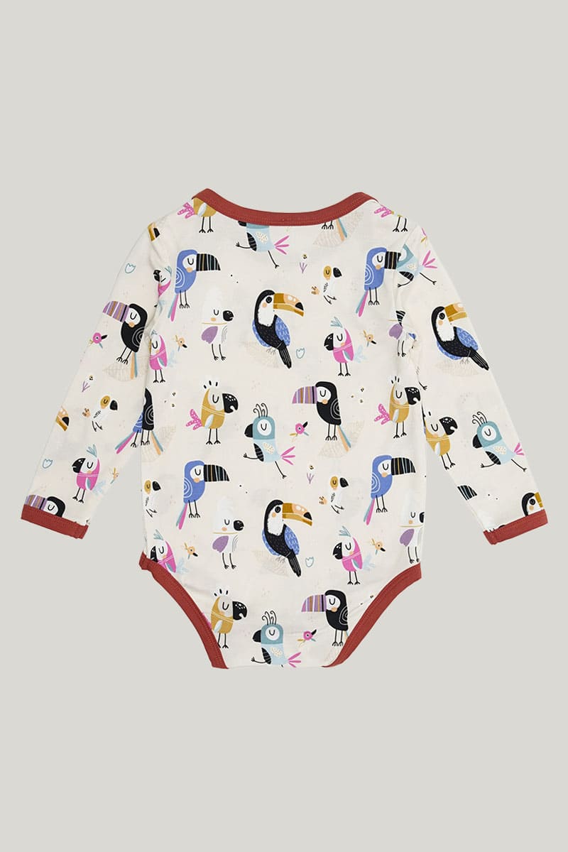 Skin-Friendly And Soft Bamboo Viscose Baby Long-Sleeved Highly Elastic Newborn Onesie-2311820278