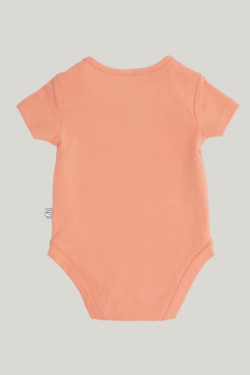 Skin-Friendly And Soft Bamboo Viscose Baby Short-Sleeved Onesie Highly Elastic Newborn Bodysuit-2311820284