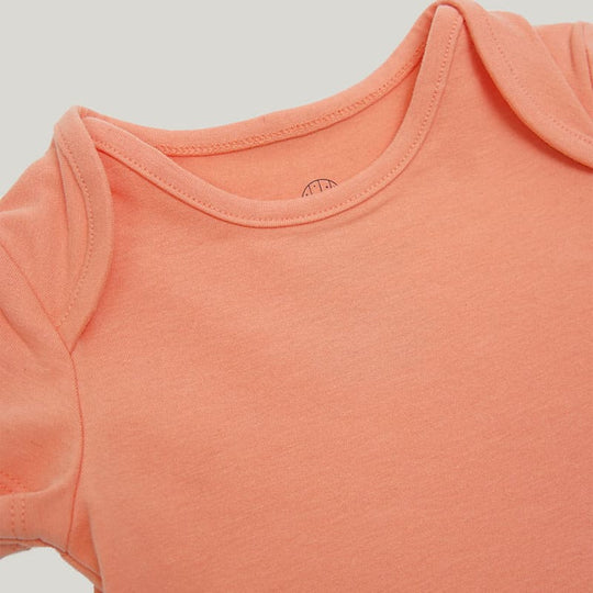 Skin-Friendly And Soft Bamboo Viscose Baby Short-Sleeved Onesie Highly Elastic Newborn Bodysuit-2311820284