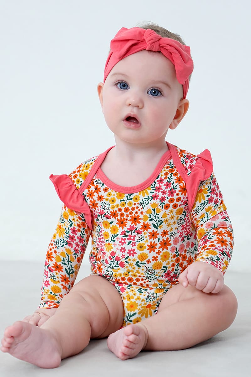Customized Bulk Bamboo Baby Long-Sleeved Bodysuit Factory-