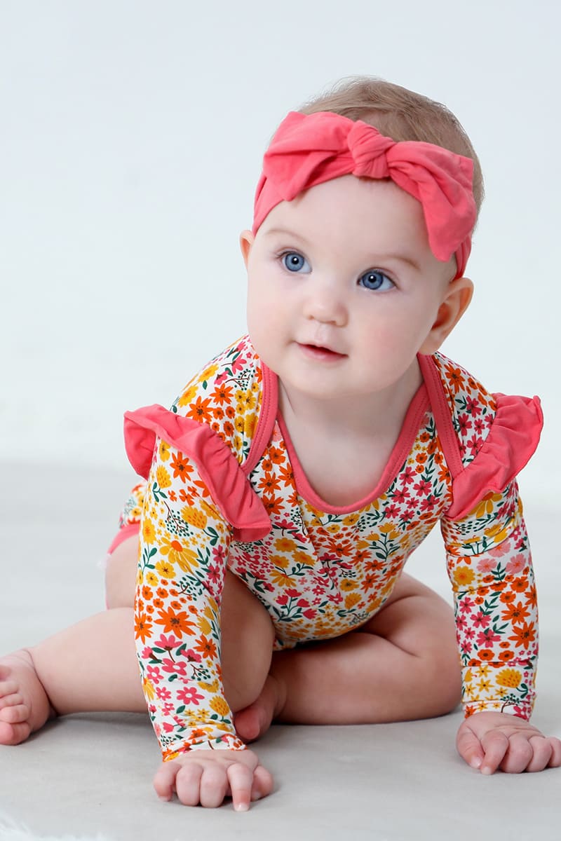 Customized Bulk Bamboo Baby Long-Sleeved Bodysuit Factory-