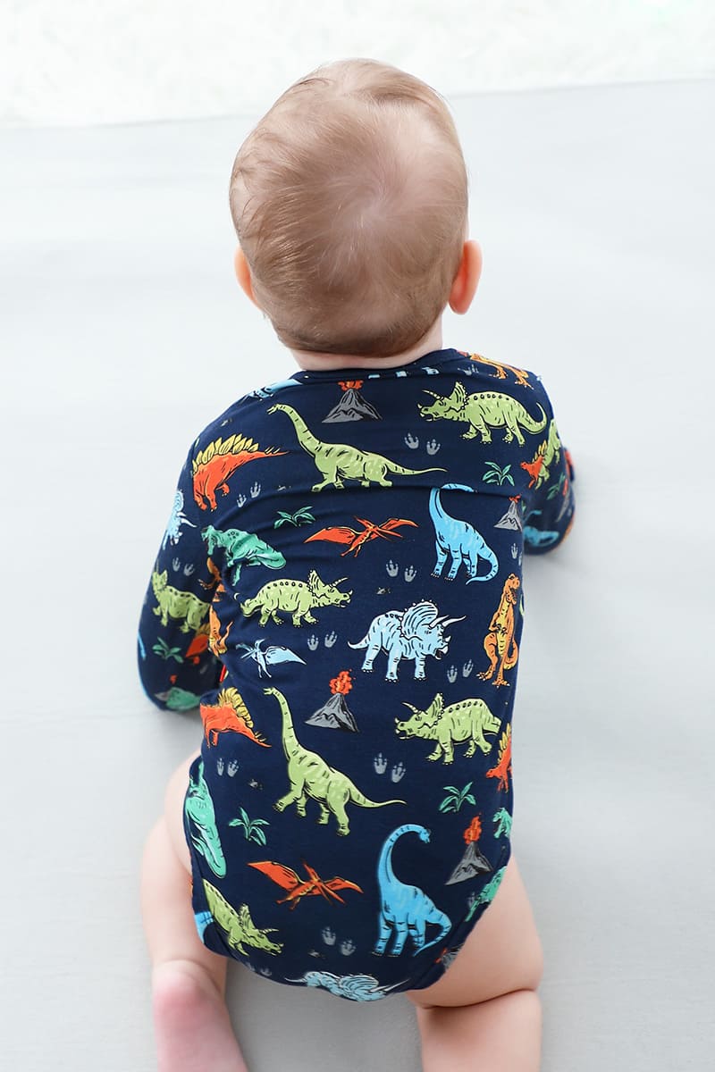 Customized Bulk Bamboo Baby Bodysuit And Hairband Factory-2416520206