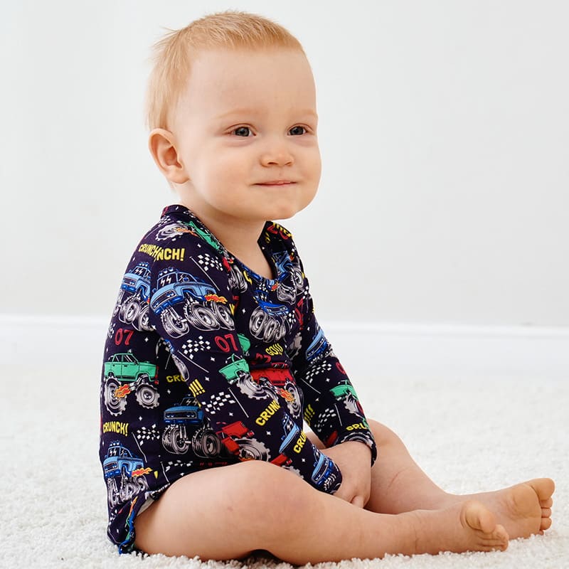 Customized Bulk Bamboo Baby Long-Sleeved Bodysuit Factory-2416520253