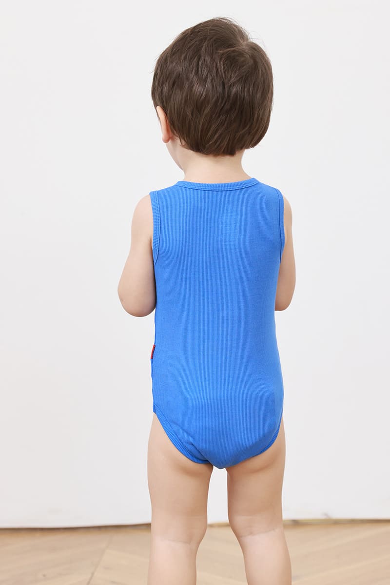 Customized Bulk Bamboo Ribbed Baby Sleeveless Bodysuits Factory-2416520352