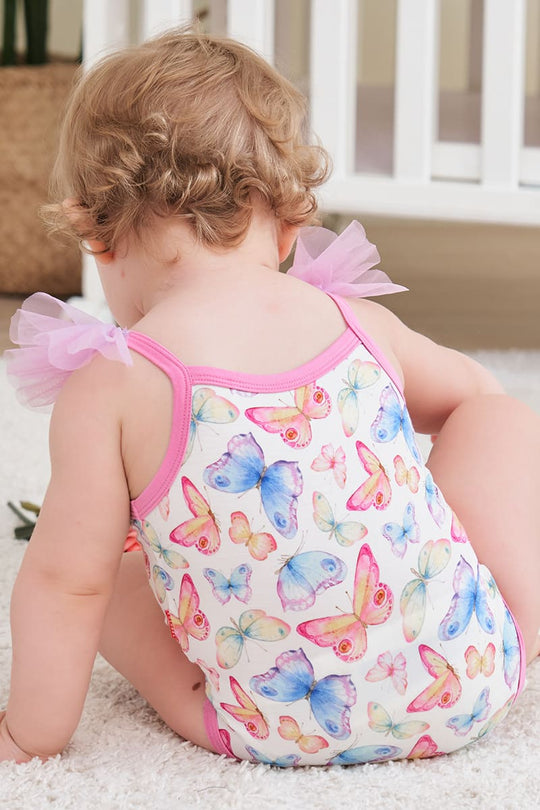 Customized Bulk Bamboo Tulle Baby Bodysuits Factory-2416520162