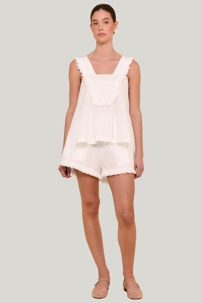 Wholesale Women'S Pure Cotton Cami Pyjamas Sets, Woven Babydoll Dress   Grace