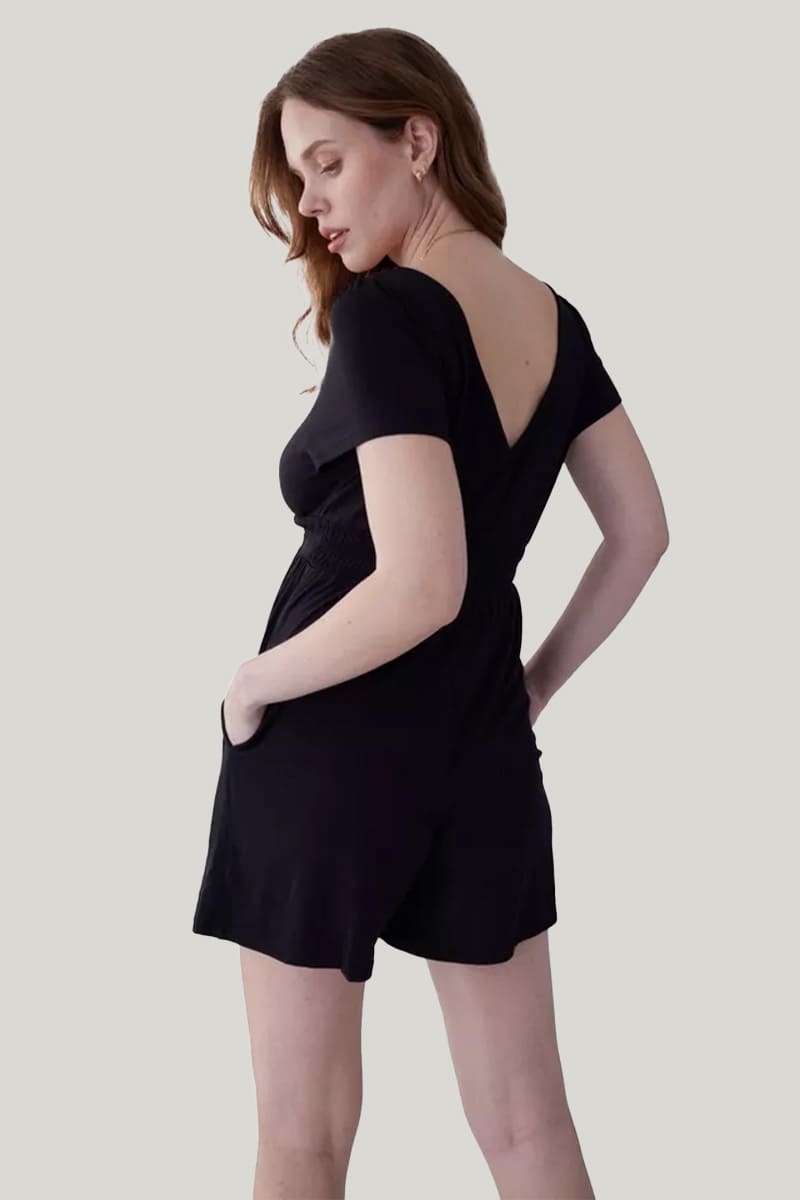 Soft And Comfortable Breathable Bamboo Fiber Maternity Onesie