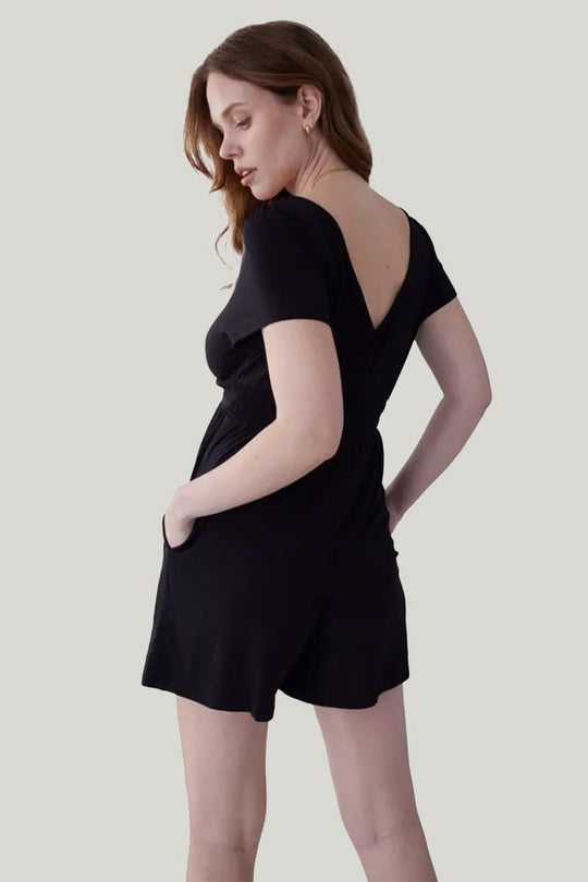 Soft And Comfortable Breathable Bamboo Fiber Maternity Onesie