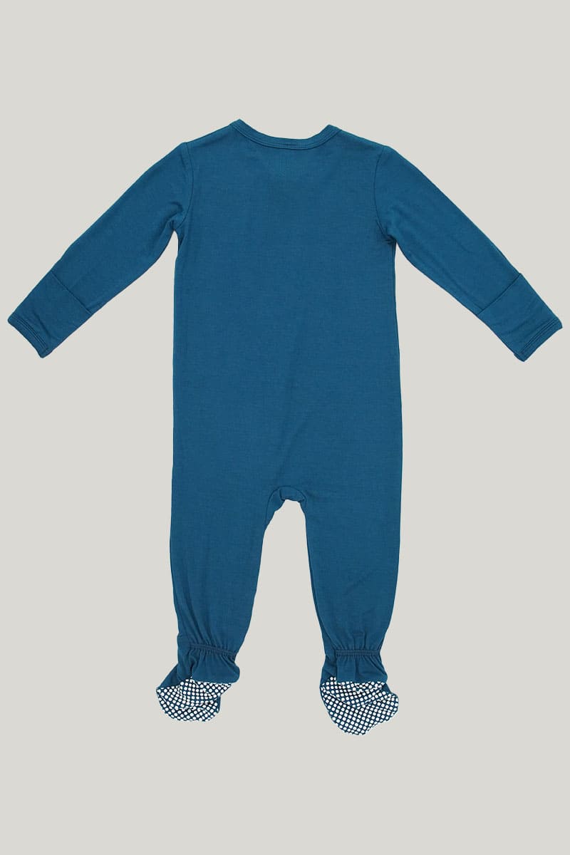 Solid Color Baby Footie Sleeper Customization And Design Manufacturers, Newborn Footed Pajamas Wholesale Suppliers-2311820217
