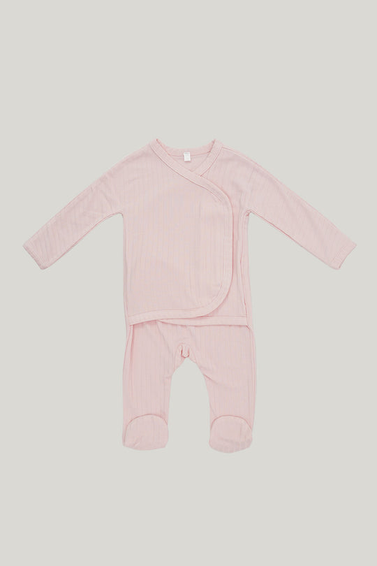 Comfortable Breathable Baby Knit Long-sleeve Long Pants Sleepsuits-2311820091