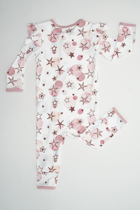 Baby Knitted Long-sleeved Trousers Sleepsuits With Covered Hands And Zipper-2416520085