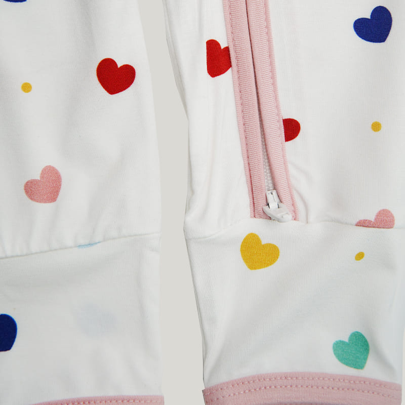Baby Knitted Long-sleeved Trousers Sleepsuits With Covered Hands And Zipper-2416520040