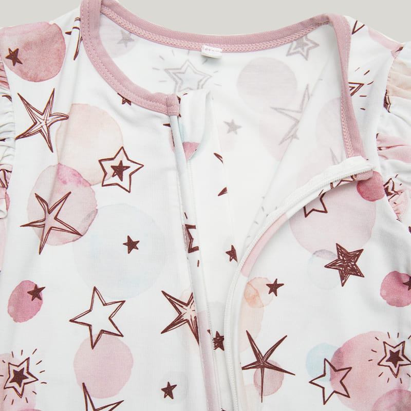 Baby Knitted Long-sleeved Trousers Sleepsuits With Covered Hands And Zipper-2416520085