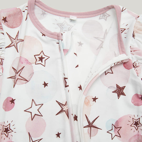 Baby Knitted Long-sleeved Trousers Sleepsuits With Covered Hands And Zipper-2416520085