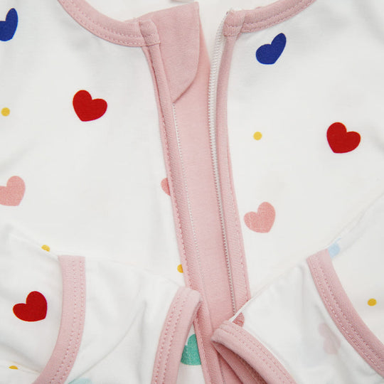 Baby Knitted Long-sleeved Trousers Sleepsuits With Covered Hands And Zipper-2416520040