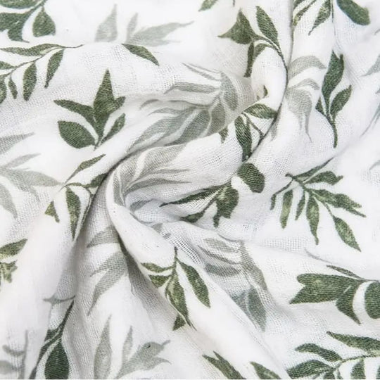 Natural 3A Antibacterial Baby Organic Cotton Blanket Muslin Wraps Customizable