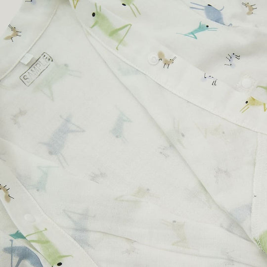 Muslin Bamboo Cotton Baby Rompers Design And Production Factory-2313810197