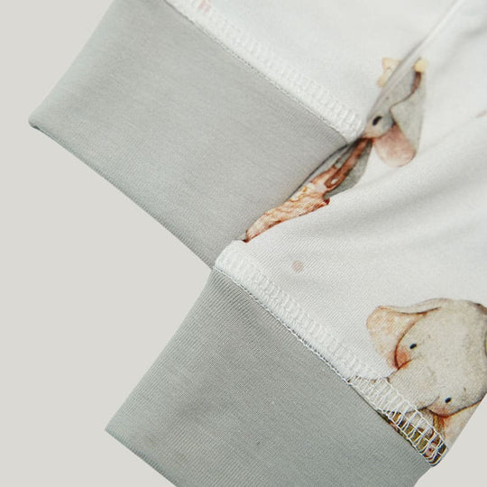 Soft Bamboo Fiber Baby Long-Sleeved Onesie, Skin-Friendly And Comfortable Solid Color Highly Elastic Newborn Romper-2315580154