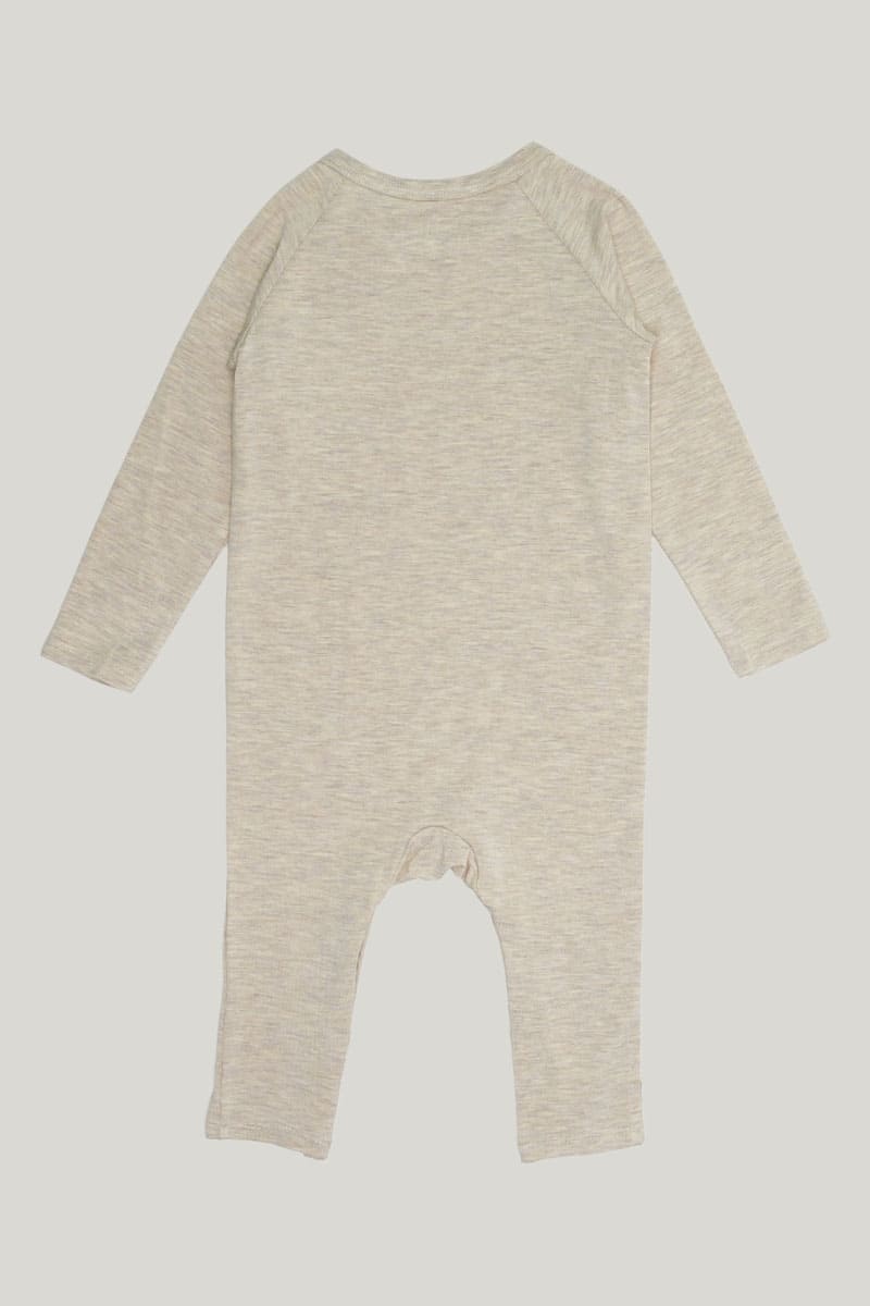 Soft Solid Color Baby Long-Sleeved Long-Pants Newborn Jumpsuits-2315580182