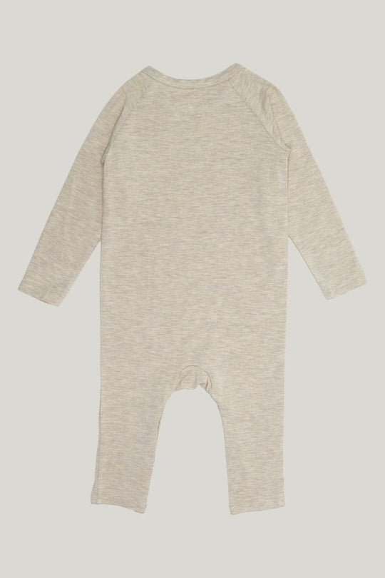 Soft Solid Color Baby Long-Sleeved Long-Pants Newborn Jumpsuits-2315580182