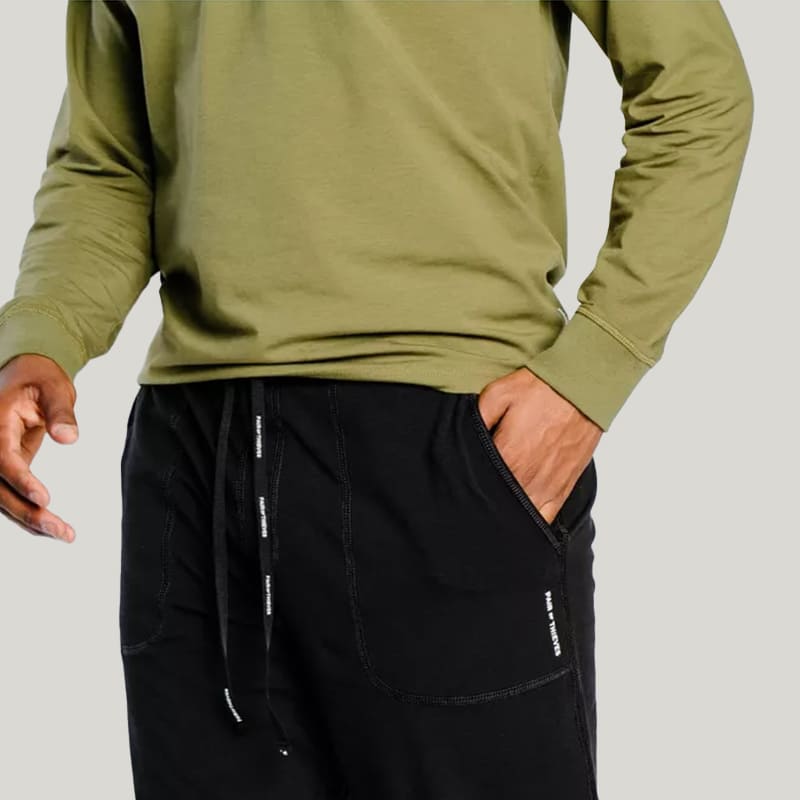 Bamboo Cotton Blending Sports Sleepwear Bottoms