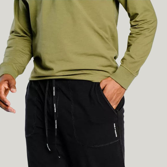 Bamboo Cotton Blending Sports Sleepwear Bottoms