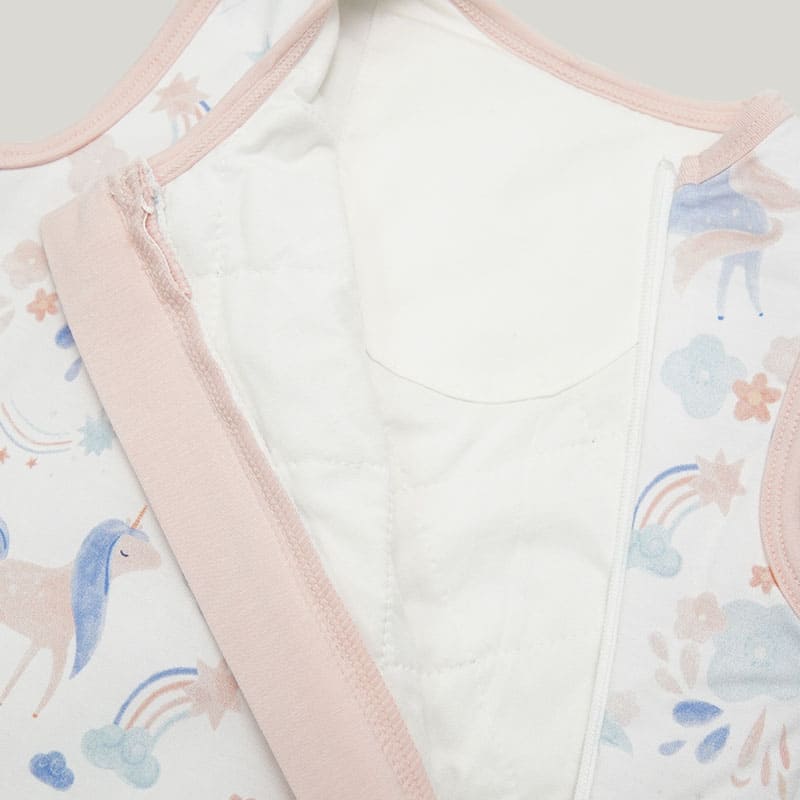 Custom Newborn Organic Cotton Double Layer Warm Sleeping Bag, Sleeveless Sleeping Sack Wholesale Manufacturer-2311820281