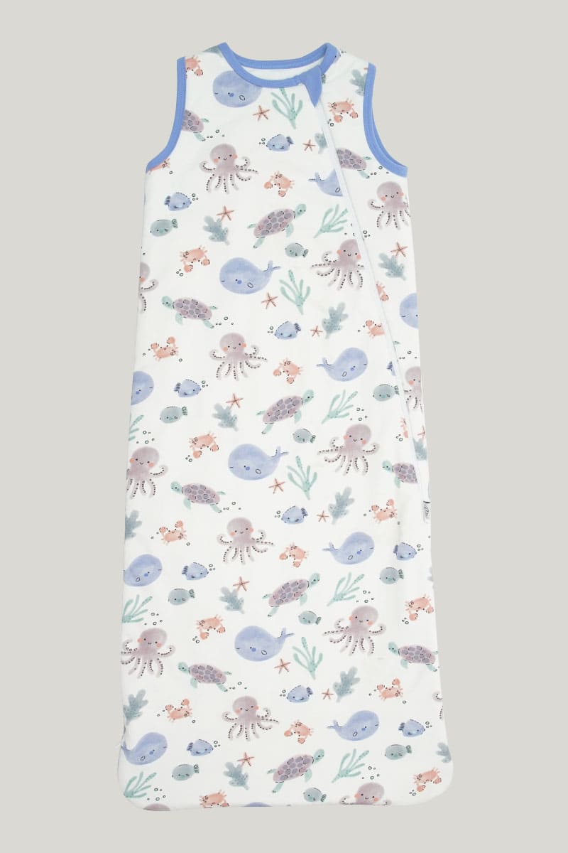 Custom Newborn Organic Cotton Double Layer Warm Sleeping Bag