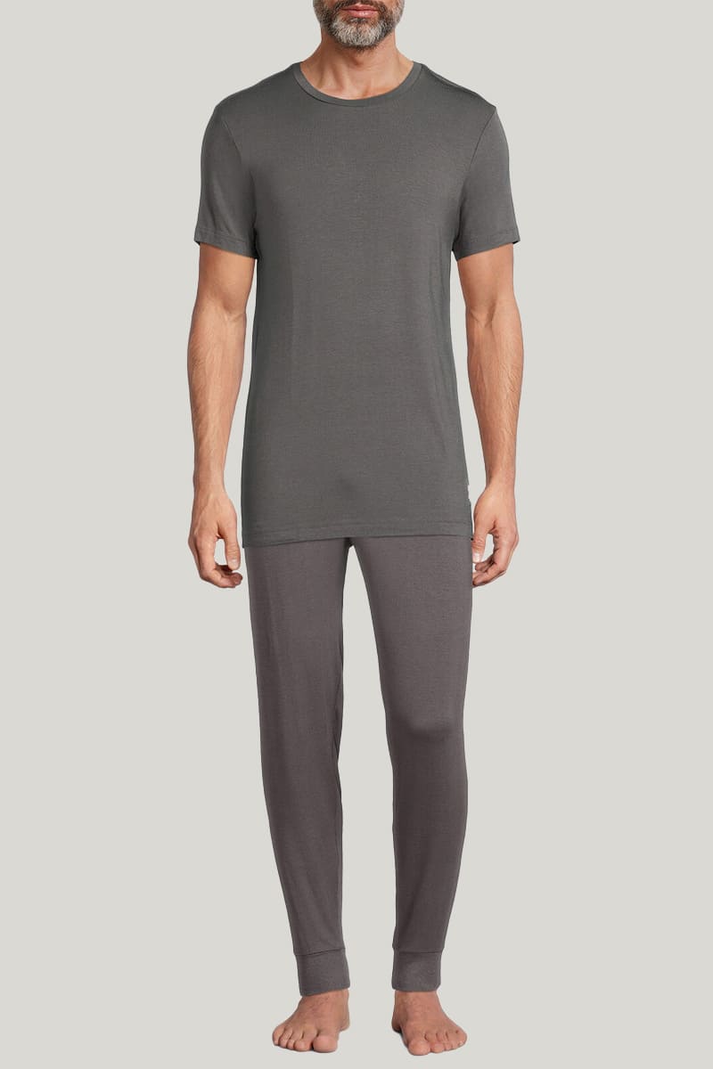 Bamboo Fiber Pajama Trousers With Custom-built Logo