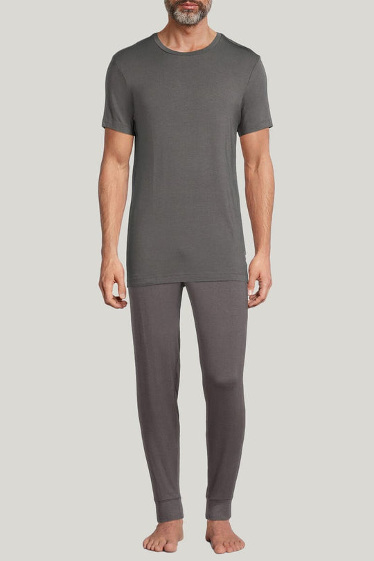 Bamboo Fiber Pajama Trousers With Custom-built Logo