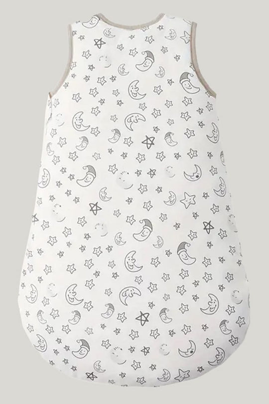 Bamboo Fiber Thickened Sleepwear Bag With Star And Moon Print