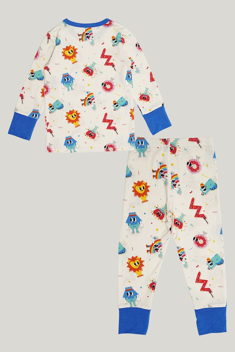 Comfortable And Breathable Knitted Long-Sleeved Long Pants Kids Pajamas Set, Bamboo Fiber Children'S Pajamas-2316340037