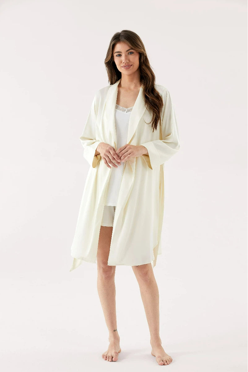 Private Label Bamboo Lounge Robe Private Factory