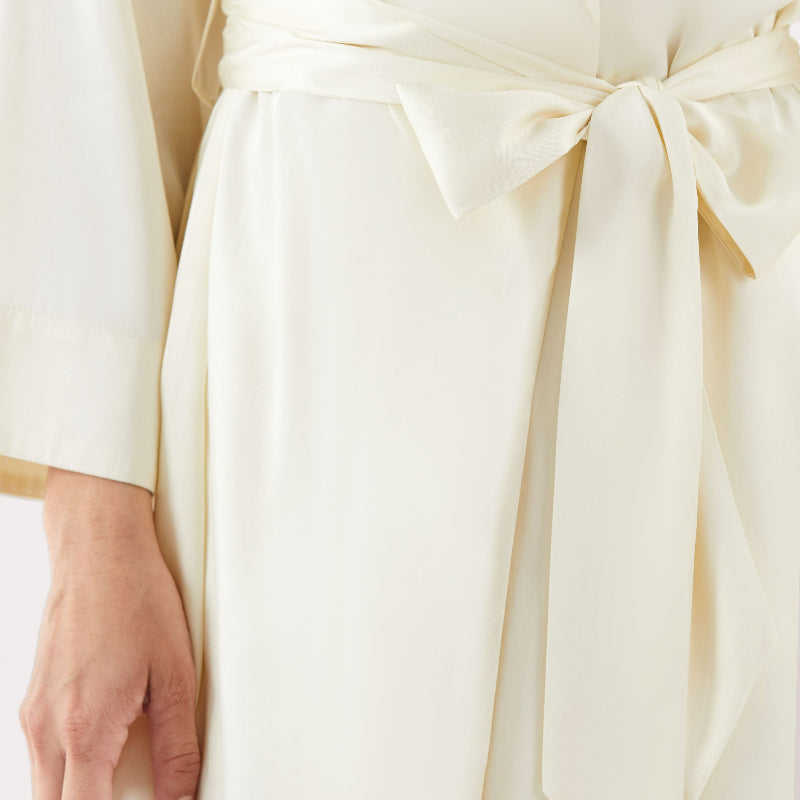 Private Label Bamboo Lounge Robe Private Factory