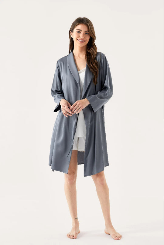 Bamboo Lounge Robe  100% Premium Bamboo Viscose