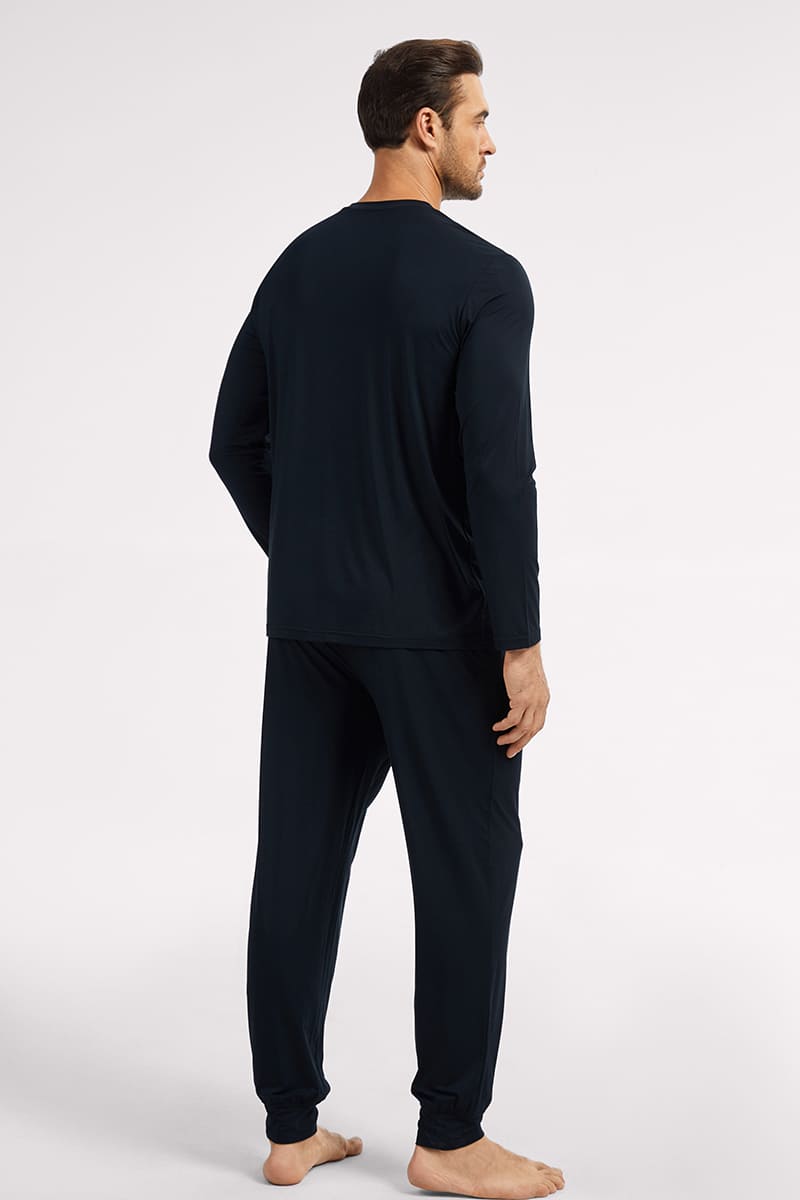 Bamboo Men'S Pj Manufacturing, Customized Henley Shirt Factory